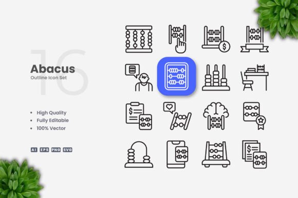 Abacus Icons: Graphics for Digital Sellers