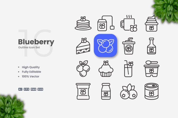 Blueberry Icons: Graphics for Real Crafting