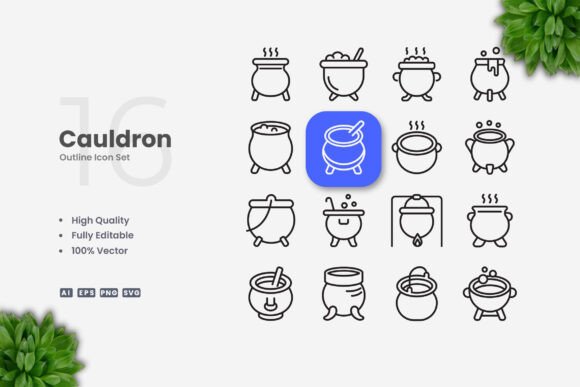 Cauldron Icons: Graphics and Icons for Digital Sellers