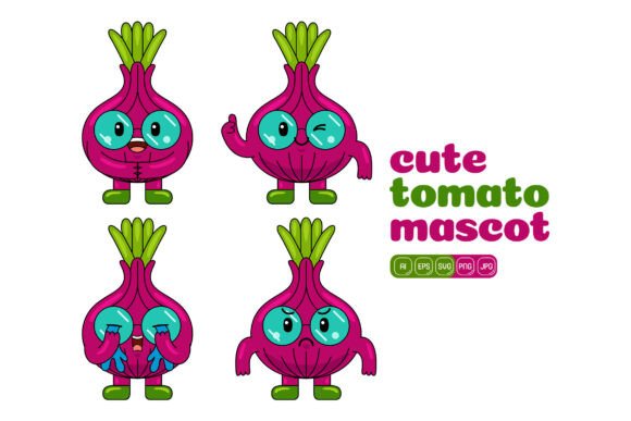 Cute Onion Mascot Vector Pack 03: Graphics with a Playful Edge