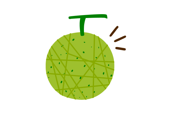 Melon Fruit Cartoon Graphics and Illustrations