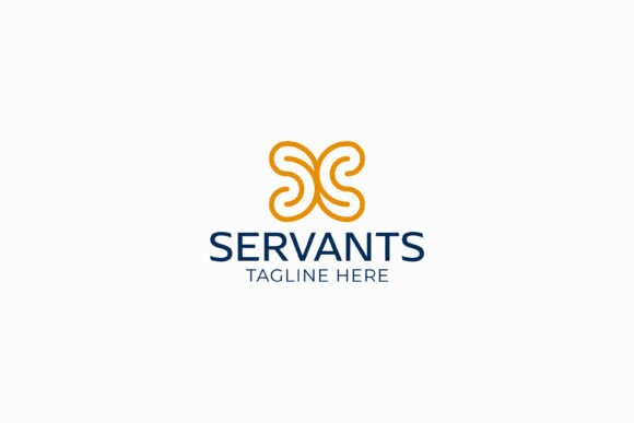 Sign Symbol for Servant Logo Abstract Graphics and Logo Templates
